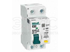 Выключатель автоматический дифференциальный АВДТ 1Р+N 32А 30мА тип AC  C ДИФ-103 4.5кА